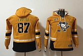 Youth Pittsburgh Penguins #87 Sidney Crosby Yellow All Stitched Hooded Sweatshirt,baseball caps,new era cap wholesale,wholesale hats